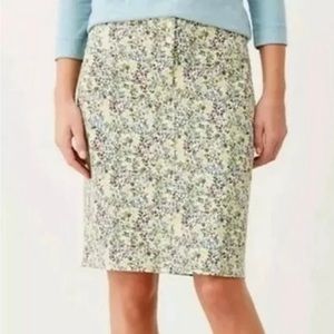 Women’s J Jill Floral Pencil Skirt - Size 12